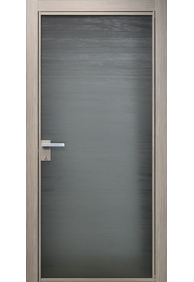 Двері міжкімнатні Bertolotto Bank Grafite Glass 880x2040