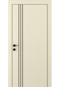Двері міжкімнатні DOORIS ALU GRAFFITI A04 RAL 1013, 855x2037