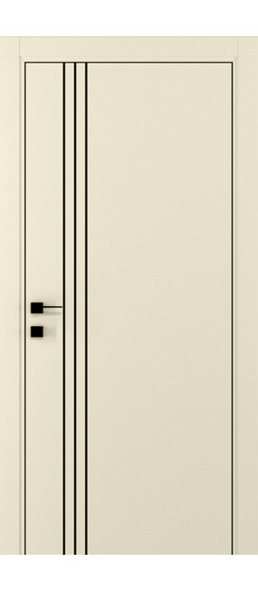 Двері міжкімнатні DOORIS ALU GRAFFITI A04 RAL 1013, 655x2037. Номер 0