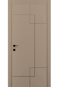 Двері міжкімнатні DOORIS ART GRAFFITI G17 /RAL  1019/, 855x2037
