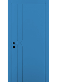 Двері міжкімнатні DOORIS ART GRAFFITI G22 RAL 5015, 855x2037