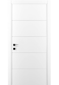 Двері міжкімнатні DOORIS ART GRAFFITI G02 білий RAL 9003, 855x2037
