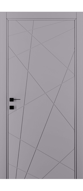 Двері міжкімнатні DOORIS ART GRAFFITI G06 RAL 7040, 655x2037. Номер 0