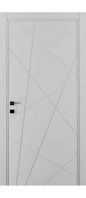 Двері міжкімнатні DOORIS ART GRAFFITI G06 RAL 7047, 655x2037. Номер 0