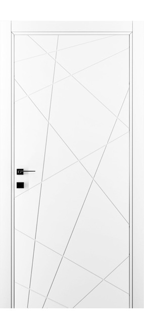 Двері міжкімнатні DOORIS ART GRAFFITI G06 Сніжно-Білий, 655x2037. Номер 0