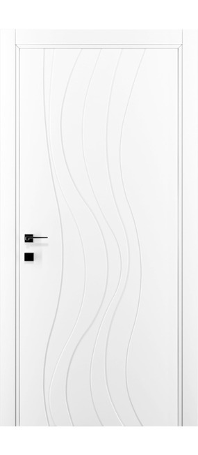Двері міжкімнатні DOORIS ART GRAFFITI G10 білий RAL 9003, 655x2037. Номер 0