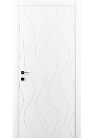 Двері міжкімнатні DOORIS ART GRAFFITI G11 білий RAL 9003, 855x2037