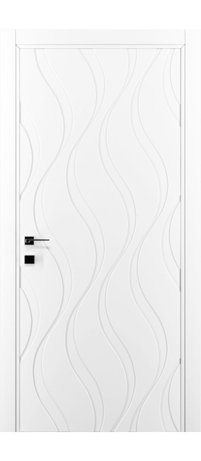 Двері міжкімнатні DOORIS ART GRAFFITI G11 білий RAL 9003, 855x2037. Номер 0