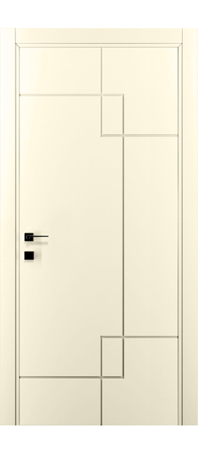 Двері міжкімнатні DOORIS ART GRAFFITI G17 RAL 1013, 655x2037. Номер 0