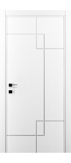 Двері міжкімнатні DOORIS ART GRAFFITI G17 Сніжно-Білий, 655x2037. Номер 0
