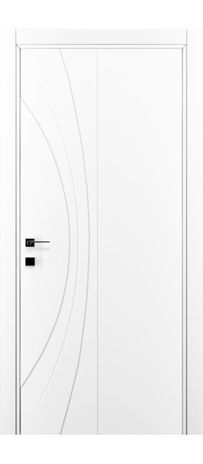 Двері міжкімнатні DOORIS ART GRAFFITI G18 білий RAL 9003, 655x2037. Номер 0