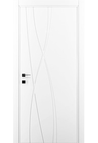 Двері міжкімнатні DOORIS ART GRAFFITI G20 білий RAL 9003, 855x2037