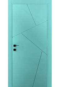 Двері міжкімнатні DOORIS ART GRAFFITI G21 RAL 6027, 855x2280