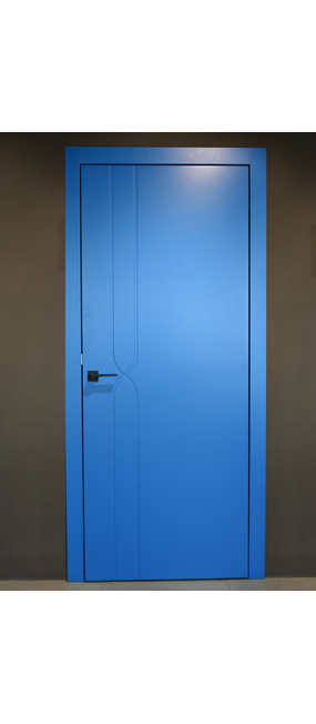 Двері міжкімнатні DOORIS ART GRAFFITI G22 RAL 5015, 855x2037. Номер 1