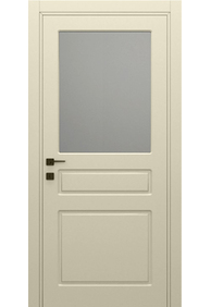 Двері міжкімнатні DOORIS CLASSIC GLASS CG05 RAL 1013, 855x2037