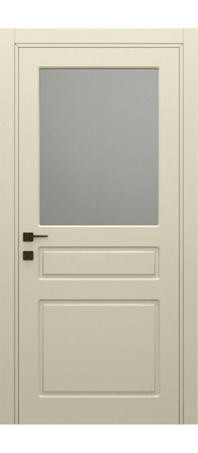 Двері міжкімнатні DOORIS CLASSIC GLASS CG05 RAL 1013, 655x2037. Номер 0