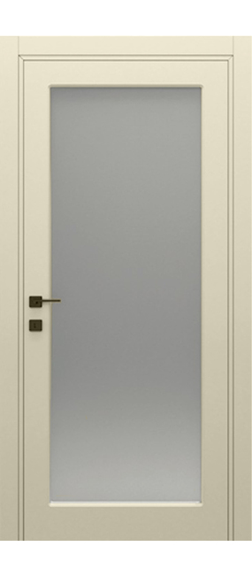 Двері міжкімнатні DOORIS CLASSIC GLASS CG07 RAL 1013, 655x2037. Номер 0