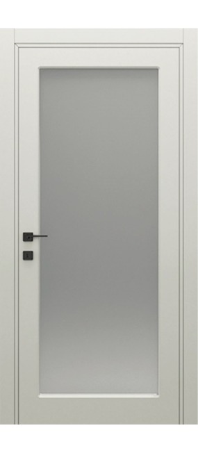 Двері міжкімнатні DOORIS CLASSIC GLASS CG07 Сніжно-Білий, 655x2037. Номер 0