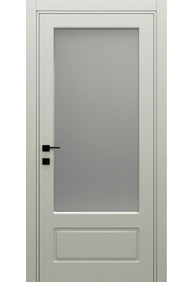 Двері міжкімнатні DOORIS CLASSIC GLASS CG09 RAL 7047, 855x2037