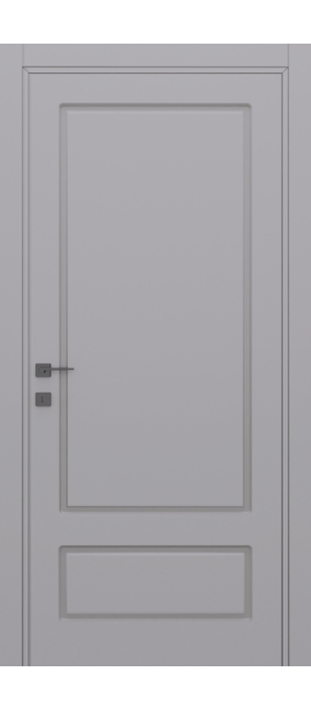 Двері міжкімнатні DOORIS CLASSIC C09 RAL 7040, 655x2037. Номер 0