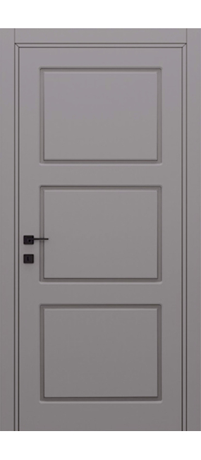 Двері міжкімнатні DOORIS CLASSIC GRAFFITI C10 RAL 7040, 655x2037. Номер 0