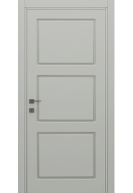 Двері міжкімнатні DOORIS CLASSIC GRAFFITI C10 RAL 7047, 855x2037