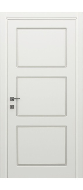 Двері міжкімнатні DOORIS CLASSIC GRAFFITI C10 Сніжно-Білий, 655x2037. Номер 0