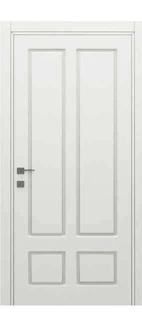 Двері міжкімнатні DOORIS CLASSIC GRAFFITI C11 білий RAL 9003, 655x2037. Номер 0
