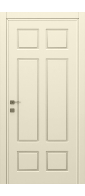 Двері міжкімнатні DOORIS CLASSIC GRAFFITI C12 RAL 1013, 655x2037. Номер 0