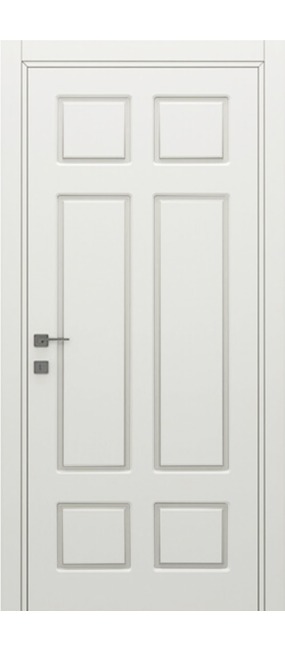 Двері міжкімнатні DOORIS CLASSIC GRAFFITI C12 Сніжно-Білий, 655x2037. Номер 0