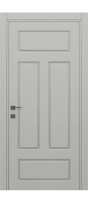 Двері міжкімнатні DOORIS CLASSIC GRAFFITI C13 RAL 7047, 655x2037. Номер 0