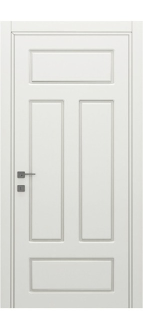 Двері міжкімнатні DOORIS CLASSIC GRAFFITI C13 Сніжно-Білий, 655x2037. Номер 0