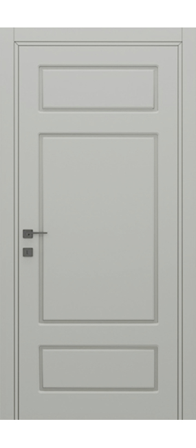 Двері міжкімнатні DOORIS CLASSIC GRAFFITI C14 RAL 7047, 855x2037. Номер 0