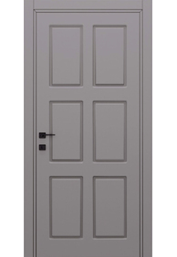 Двері міжкімнатні DOORIS CLASSIC GRAFFITI C15 RAL 7040, 855x2037