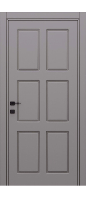 Двері міжкімнатні DOORIS CLASSIC GRAFFITI C15 RAL 7040, 655x2037. Номер 0