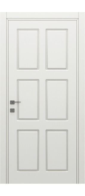 Двері міжкімнатні DOORIS CLASSIC GRAFFITI C15 Сніжно-Білий, 655x2037. Номер 0
