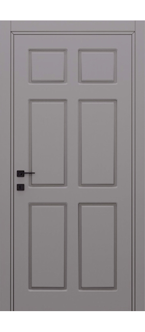 Двері міжкімнатні DOORIS CLASSIC GRAFFITI C16 RAL 7040, 655x2037. Номер 0