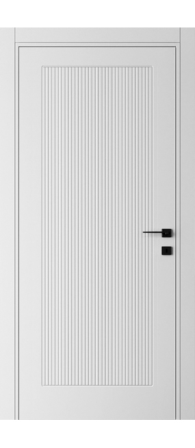 Двері міжкімнатні DOORIS FORM FR04/FR01 RAL 7047, 860x2040. Номер 1