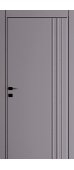 Двері міжкімнатні DOORIS FORM FR04 RAL 7040, 655x2037. Номер 0