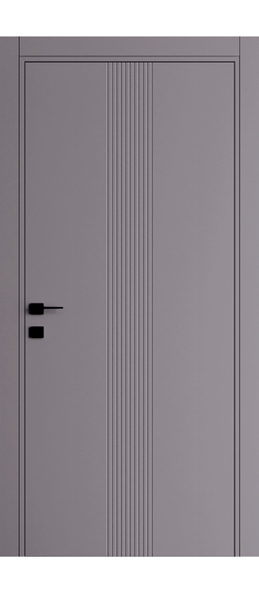 Двері міжкімнатні DOORIS FORM FR05 RAL 7040, 655x2037. Номер 0