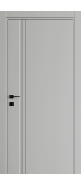Двері міжкімнатні DOORIS FORM FR06 RAL 7047, 655x2037. Номер 0