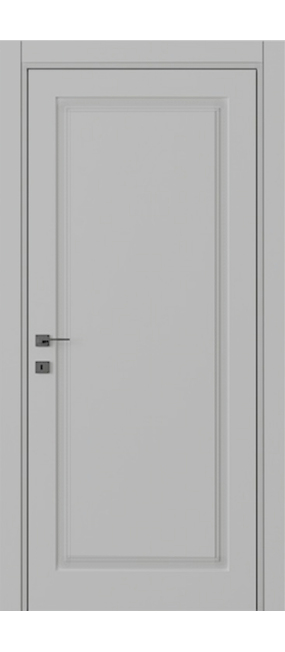 Двері міжкімнатні DOORIS NEO CLASSIC NC01 RAL 7047, 655x2037. Номер 0