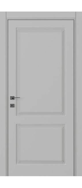 Двері міжкімнатні DOORIS NEO CLASSIC NC02 RAL 7047, 655x2037. Номер 0