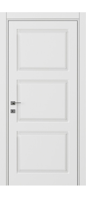 Двері міжкімнатні DOORIS NEO CLASSIC NC03 Сніжно-Білий, 655x2037. Номер 0