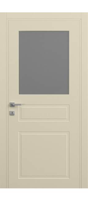 Двері міжкімнатні DOORIS PRIMA GLASS PG06 RAL 1013, 655x2037. Номер 0