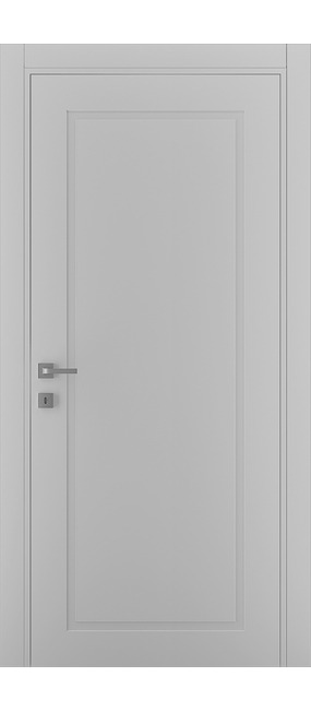 Двері міжкімнатні DOORIS PRIMA P01 RAL 7047, 655x2037. Номер 0