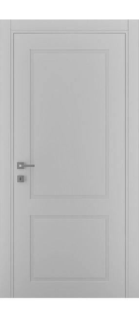 Двері міжкімнатні DOORIS PRIMA P02 RAL 7047, 655x2037. Номер 0
