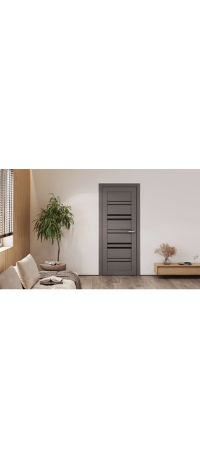 Двері міжкімнатні DOORS Smart С017 BG Графіт (ПВХ), 600x2000. Номер 2