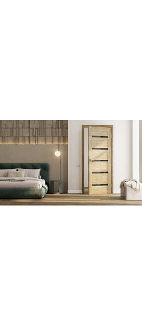 Двері міжкімнатні DOORS Smart С026 BG Дуб натуральний (ПВХ), 600x2000. Номер 2