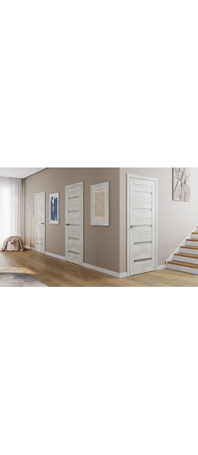 Двері міжкімнатні DOORS Smart С026 G Дуб шале (ПВХ), 600x2000. Номер 1